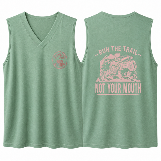 Run The Trail Ladies Tank