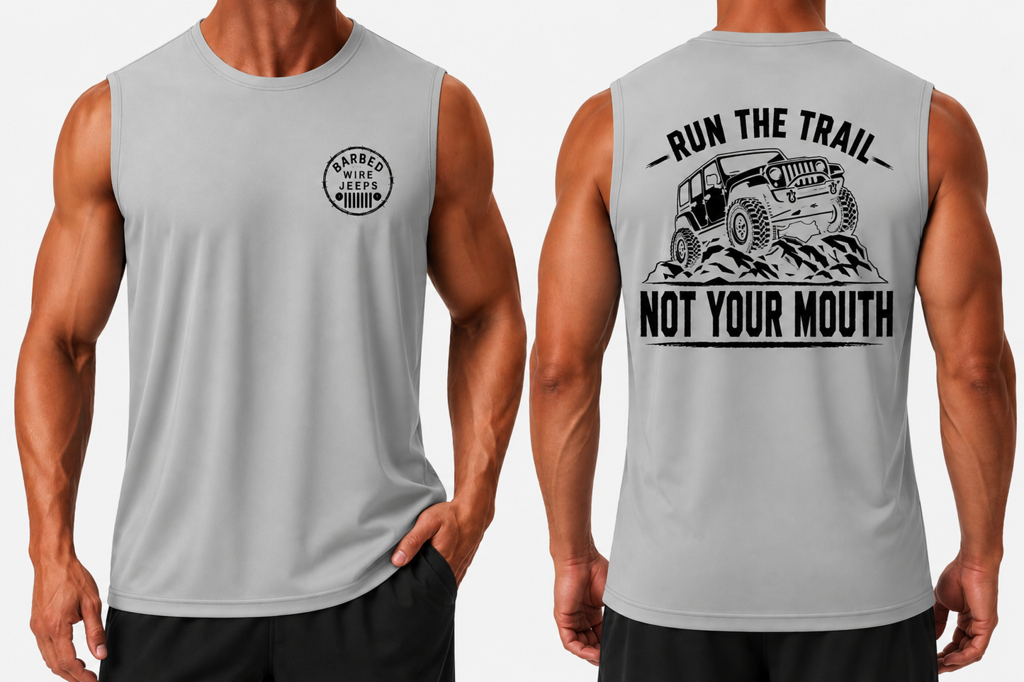 Run The Trail Mens Tank